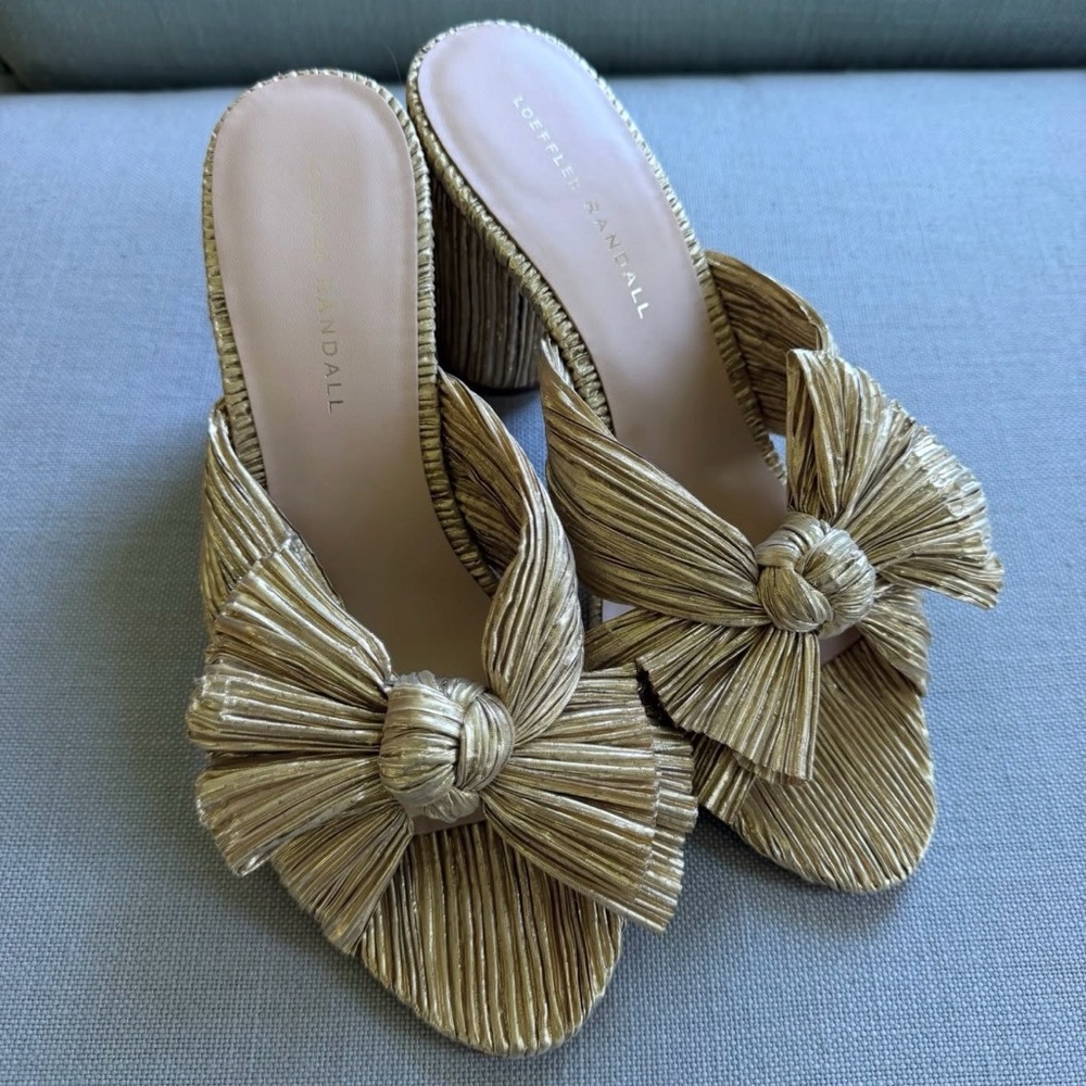 Loffler Randall Penny Knotted Mules